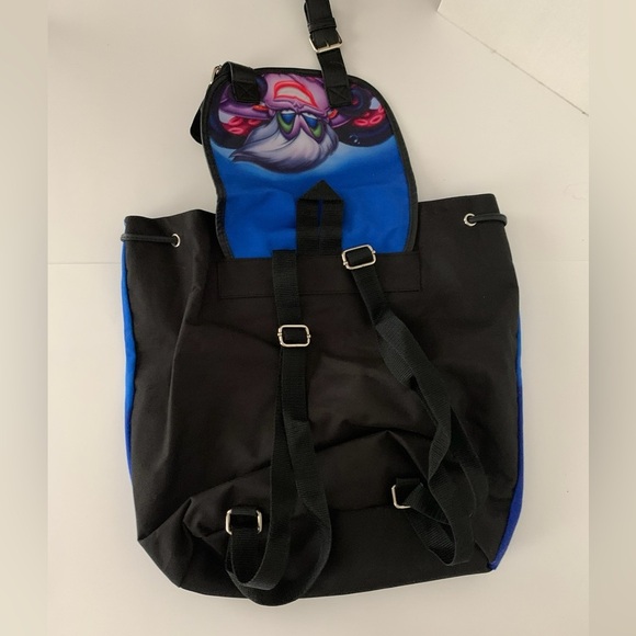 Disney X Loungefly The Little Mermaid Ariel Princess Slouch Backpack Ursula Bag - Picture 12 of 16